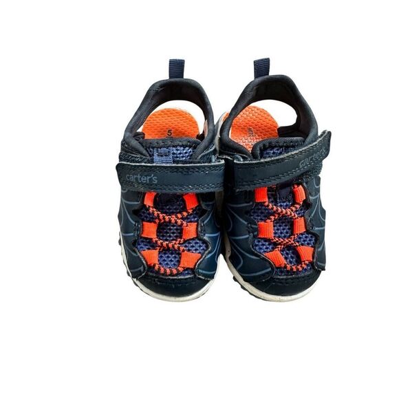 Carter’s fisherman boys sandals size 5 blue/orange first walker - Picture 1 of 7